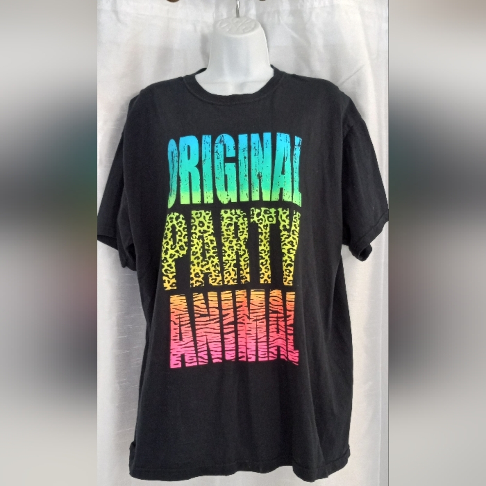 SURF STYLE ORIGINAL PARTY ANIMAL GRAPHIC T-SHIRT SIZE XL